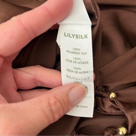 Lilysilk Sleeveless A-line Silk Dress 2 - Picture 6 of 9